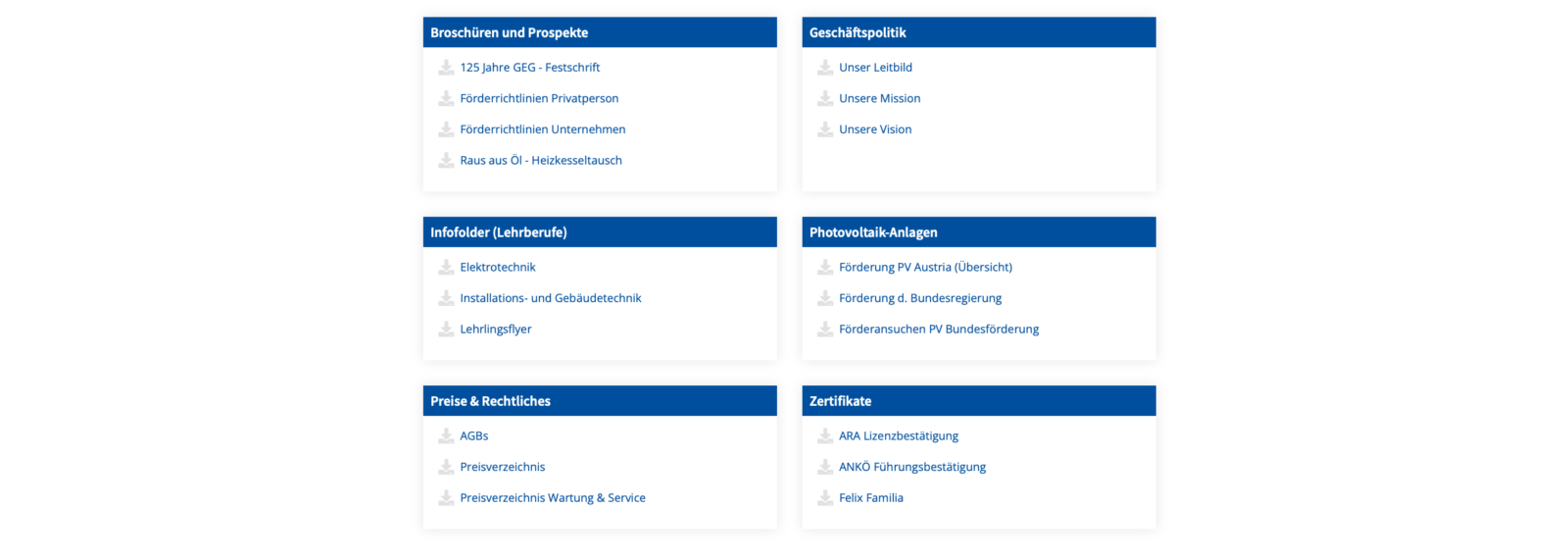 Download Area with HappyFiles