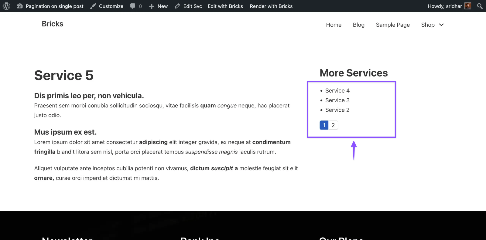 AJAX Pagination for Other Posts on Single Posts in WordPress