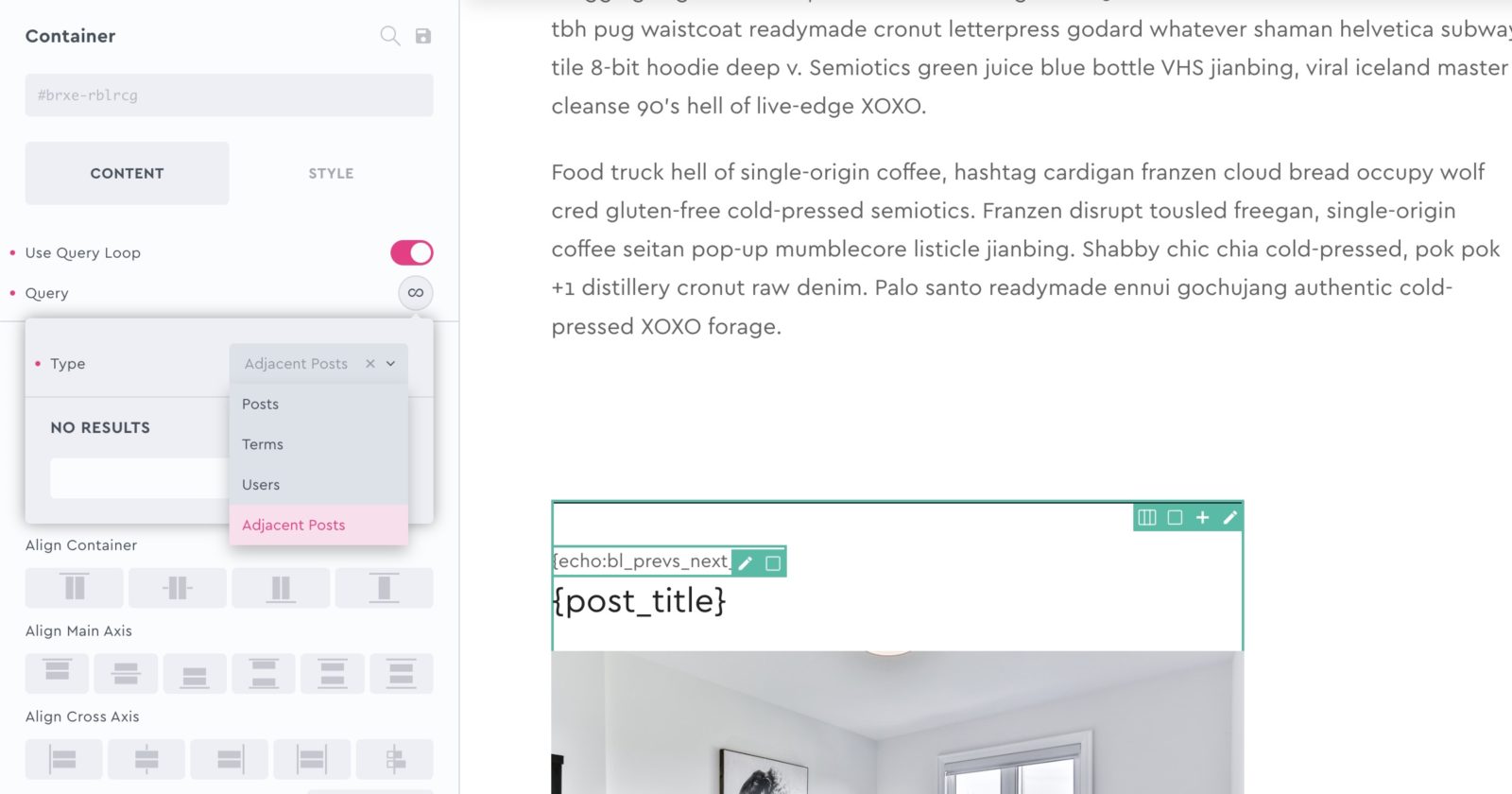 Building Prev / Next Posts with Query Loops in Bricks